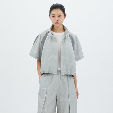 LAP (SET-아우터)배색 하이넥 나일론점퍼 AR2WZ463
