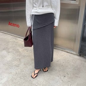 너리 레이어드 스커트