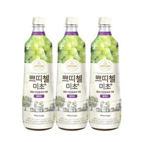 쁘띠첼 미초 청포도 900ml x3개