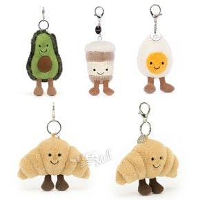 모마 젤리캣 푸드 열쇠고리 애착인형 키홀더 백참 MOMA JELLYCAT FOOD BAG CHARM PLUSH