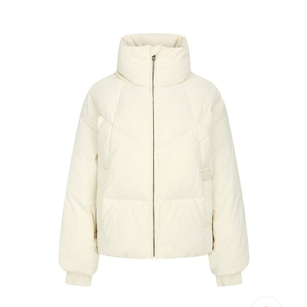 [파주점] 니트 배색 하이넥 구스다운 점퍼 CPAA2PD301