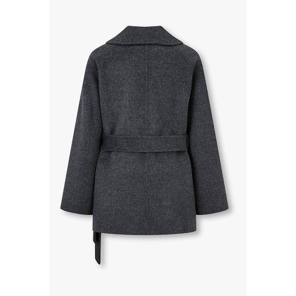 울 블렌드 벨티드 피코트 7115416X05169