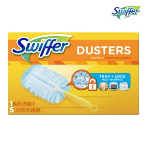  Swiffer 스위퍼 더스터 키트 핸들 1개 리필 5개입