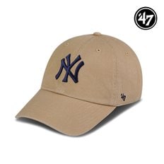 47브랜드 뉴욕 양키스 NY 빅로고 MLB 엠엘비 볼캡 야구 모자 카키 B-RGW17GWSNL-KHB