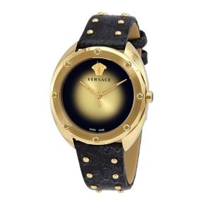 4203485 Versace Shadov Quartz Champagne Dial Ladies Watch