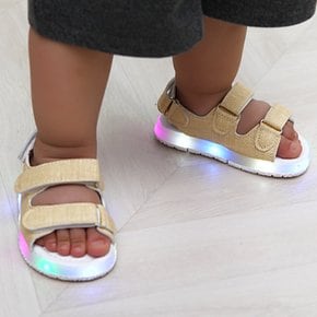 유아동 벨크로 LED 발광 여아 남아 어린이 여름 샌들 신발 kd631