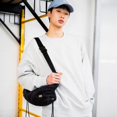 UNISEX 에센셜 코지 맨투맨 [MELANGE GREY] / SBD1U51040-MAN