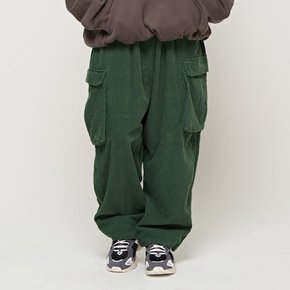 CB CORDUROY BANDING CARGO PANTS (GREEN)