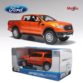 1:24 포드 레인저 다이캐스트 자동차장난감 피규어  2019 Ford Ranger