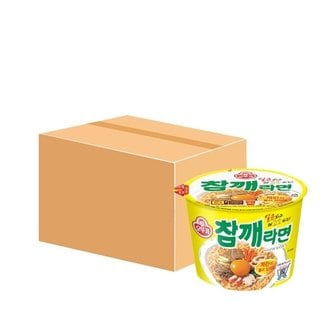  오뚜기 참깨라면 큰컵 컵라면 110g x 12개입