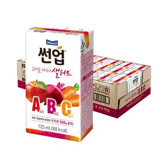 매일 썬업 과일야채샐러드 ABC 주스 125ml 24팩  1박스 _P349714315