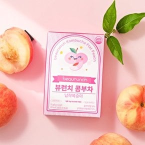 뷰런치 콤부차 레몬 자몽허니블랙티 샤인머스캣 납작복숭아 4종 택1 5g x 15포