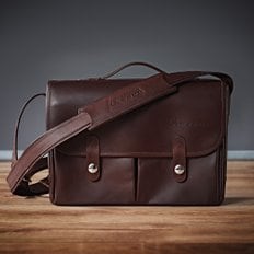 Munchen Cow hide Dark brown 오버베르트 가방