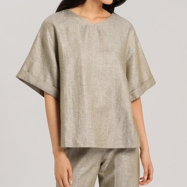 한로 Urban Casuals 린넨 반팔셔츠 (BOTANIC GREEN 78672) 한로코리아
