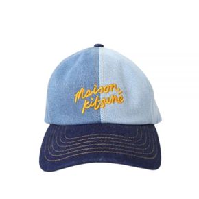 메종키츠네 24 DENIM 6P CAP (MM06106WW5022-P471) (데님 6패널 캡)