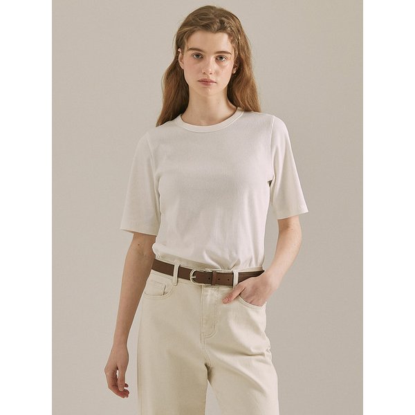 골지 반팔 티셔츠 LYTS3201