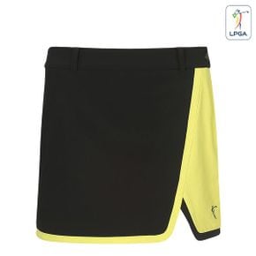 여성 컬러배색 트임 큐롯 L211CU853P _P346144173