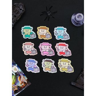 카카오프렌즈 냥냥특집 춘켄슈타인 퍼스널컬러 랜덤 액정 클리너_춘식이 (9종)