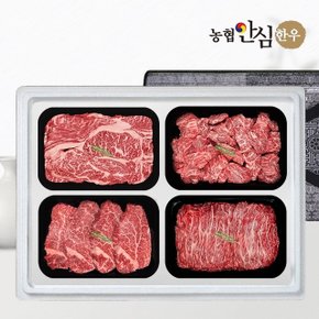 [농협안심한우] 1등급 한우 선물세트 구이정육5호 1.2kg (등/안/국/불)