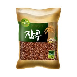 현대농산 국산 갈색 가바현미 3kg 가바쌀