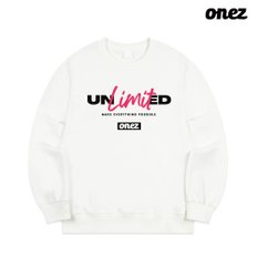 원즈 OZ 맨투맨 UNLIMITED (OZ247) 화이트