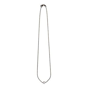 페르테 아르코 화이트블랙 네크리스, Arco White&Black Necklace, 14k black gold