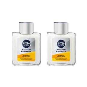 [해외직구] 독일직구 Nivea 니베아 남성용 액티브 에너지 애프터 쉐이브 밤 100ml 2팩