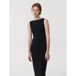 SLEEVELESS DRESS (BLACK)