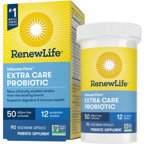 [해외직구] 리뉴라이프 엑스트라 케어 프로바이오틱 500억 90캡슐/ Renew Life Probiotic Extra Care