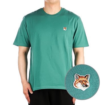 메종키츠네 남성 칠랙스 반팔 티셔츠 (LM00104KJ0008 PINE) 24SS