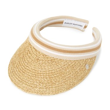 헬렌카민스키 마리나 여성 바이저 HAT50318 NATURAL NOUGAT STRIPE