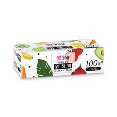 킹스봉 일회용 비닐 봉투 위생백 100매입 17x25(소)