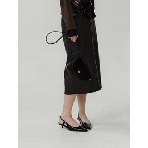 Classic Square Bag Suede MINI_ Black