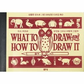 E.G.러츠의 무엇을 그리고 어떻게 그릴까 : 심플한 선으로 그린 100년전 드로잉 레슨