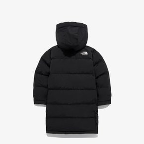 키즈 익스플로링 하이브리드 다운 코트 NJ1DQ63S BLACK
