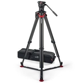 Sachtler 시스템 Ace XL flowtech75 GS Mk II 1016GS 카본 3단 삼각대 프로텍