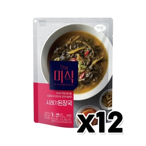 더미식 시래기 된장국 즉석조리식품 350g x 12개