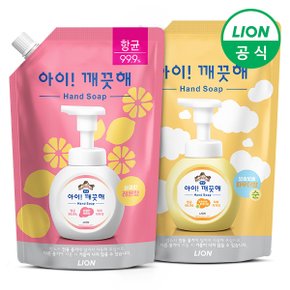 아이깨끗해 폼 핸드워시 대용량 600ml 스파우트 순 레몬  2개_P308279408