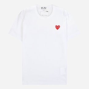 [시흥점] 6S AX T108 051 2 레드 하트 티셔츠 화이트