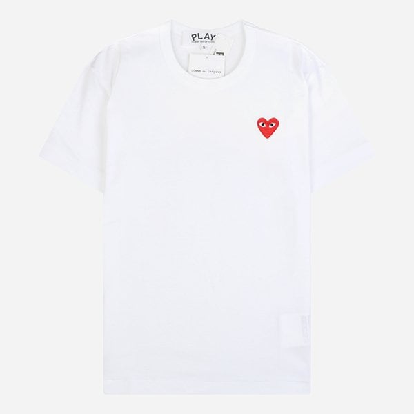 [시흥점] 6S AX T108 051 2 레드 하트 티셔츠 화이트