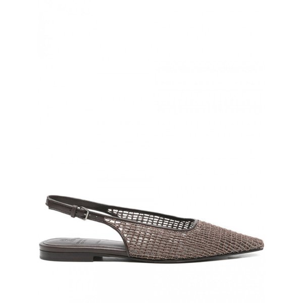 브루넬로 쿠치넬리 여성 플랫 슈즈 Brown MZGAC3206 C8279 /11