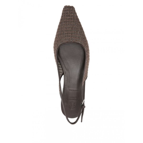 브루넬로 쿠치넬리 여성 플랫 슈즈 Brown MZGAC3206 C8279 /11