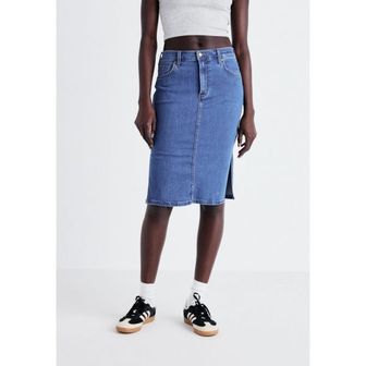 이스퀘어 4977397 Lee SKIRT - Denim skirt calming blue