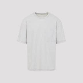 TS0010LJ1010 WH007 PEARL Lemaire Boxy Short Sleeves T Shirt