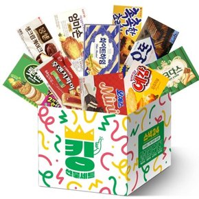스낵24 온가족이 즐기는 킹패밀리팩 인기스낵 박스 과자세트 10p