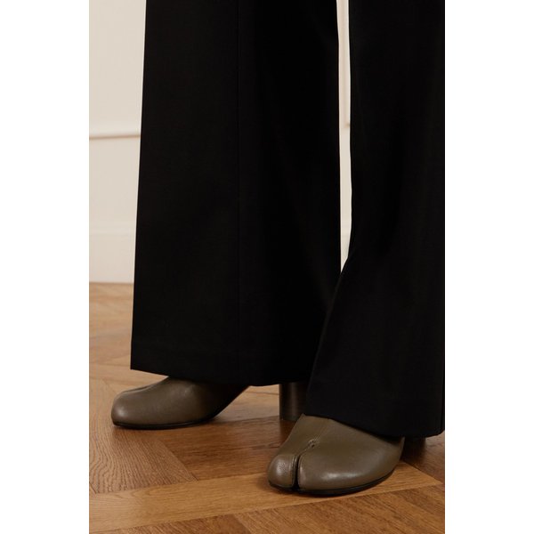 타비 스플릿 토 가죽 뮬 46376663162986011