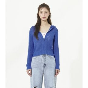 [C]메쉬조직 후드 가디건 (PR2KG561)