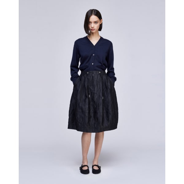 [파주점] [송지오우먼]송지오 자카드 벌룬 스커트 블랙 WH3SK304BK