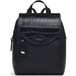 영국 래들리 백팩 RADLEY London Drury Lane Medium Flapover Backpack for Women in Croc-effec