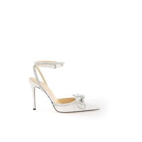 MACH E MACH 여성 satin pumps with crystals White